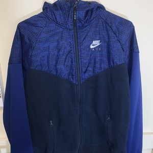 NIKE NAVY BLUE WINDBREAKER JACKET